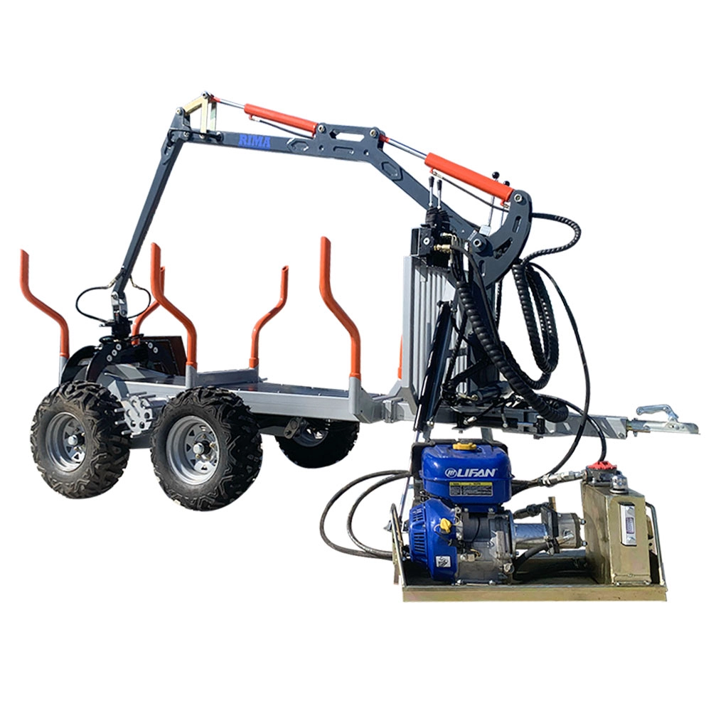 How Log Trailers with Cranes Are Supporting Firewood processing in 2026