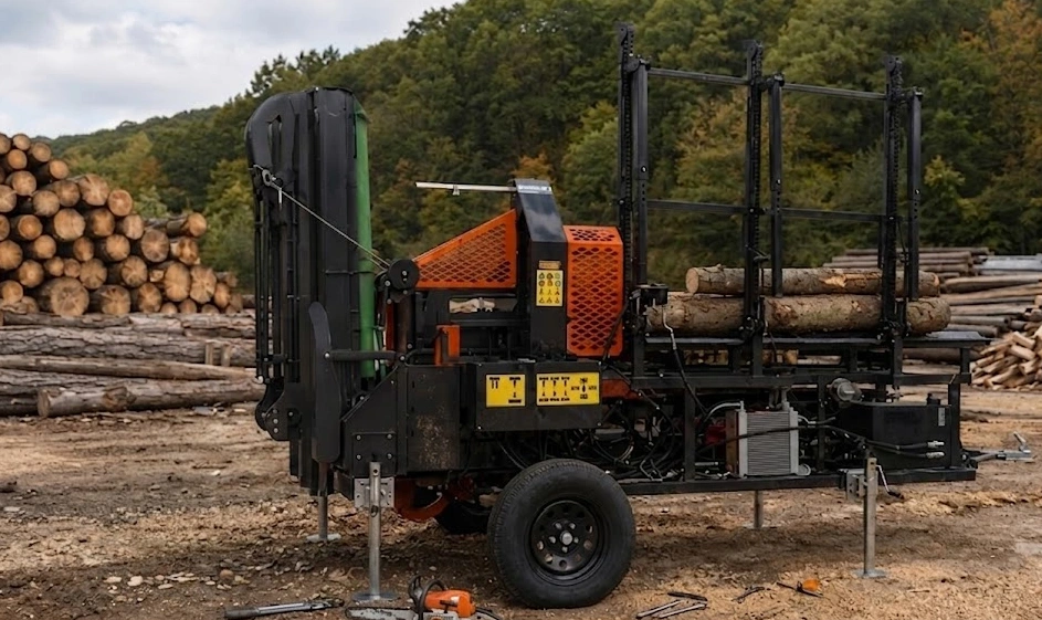 How to Prevent Feed Jams on a Portable Commercial Wood Processor with a Live Deck