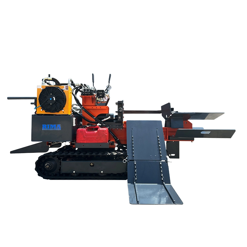 The LS37PRO-T log splitter series is a high-performance, professional-grade machine engineered for demanding wood-splitting tasks