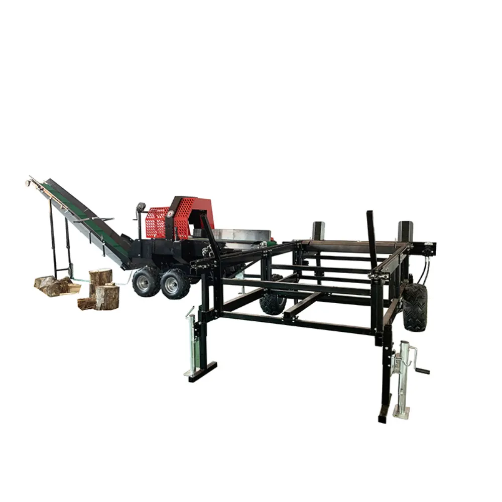 Product Usage Demonstration RM500 JOY Firewood Processor